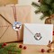 Wrapables 1.5 Inch Christmas Stickers Label Roll, Christmas Stickers for Sealing Cards, Envelopes, Gift Boxes, Festive Party Favors (500pcs), Silly Santa